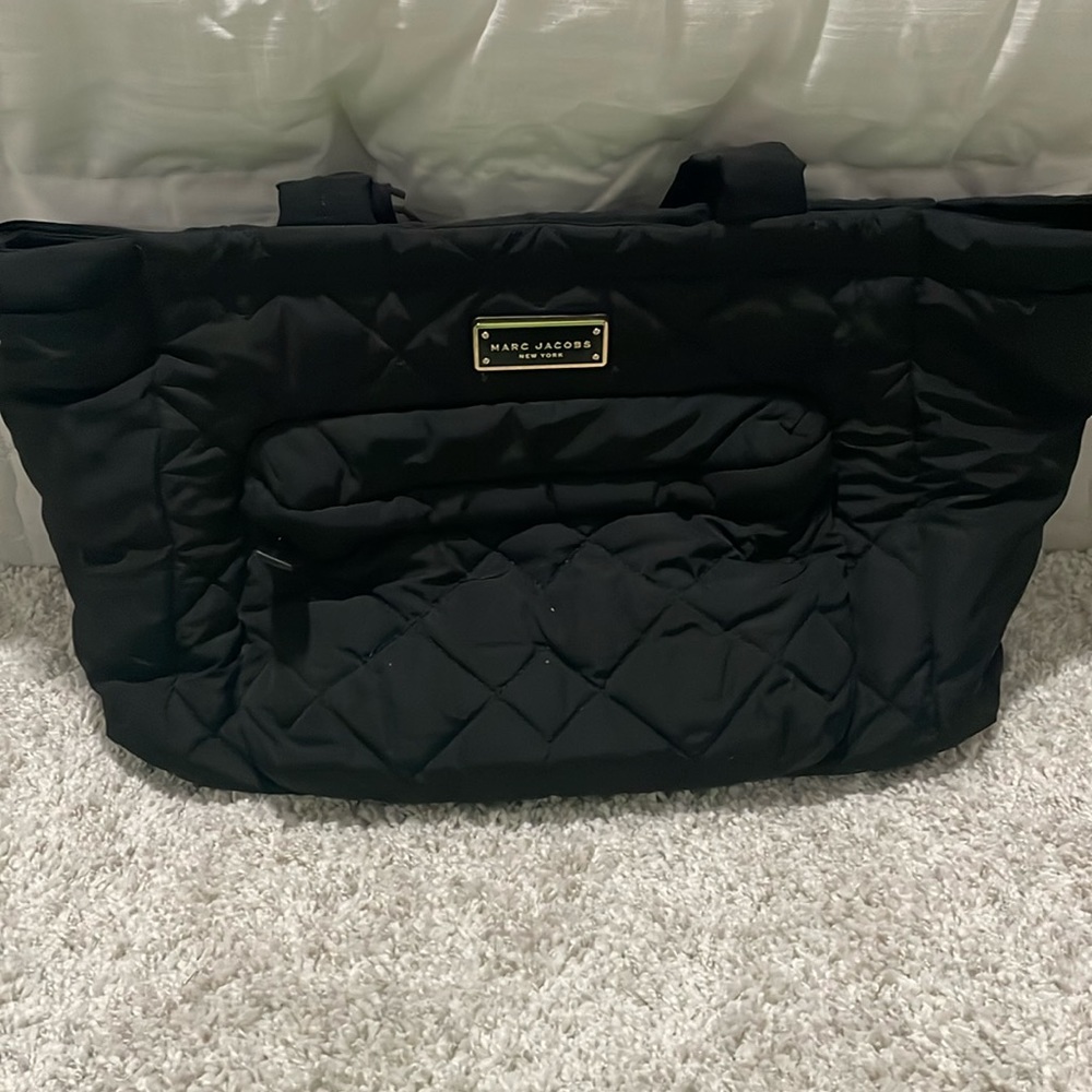 Marc Jacob’s Quilled Diaper Bag with Changing Pad and Shoulder Strap